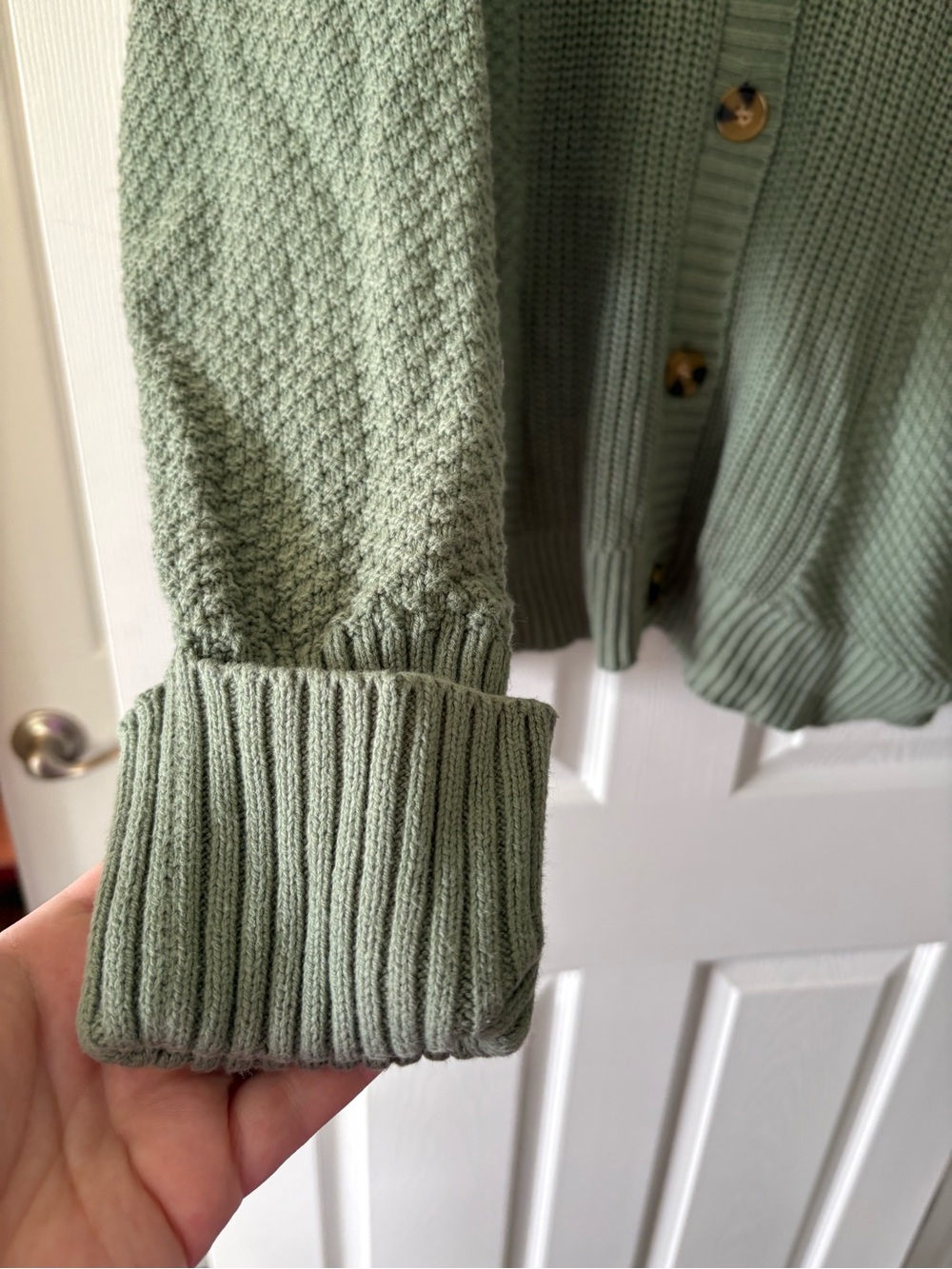 Maurices Sage Green Button Cardigan - Picture 3 of 6